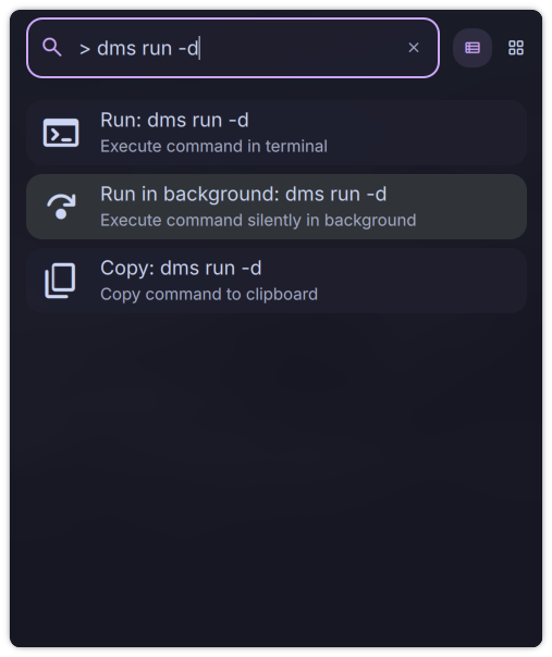 Command Runner Screenshot